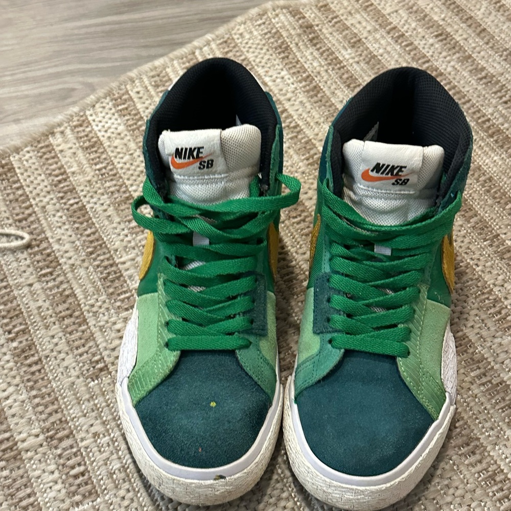 Nike Zoom Blazer Mid Premium Sb Mosaic Pack - Aloe Verde - Picture 3 of 5